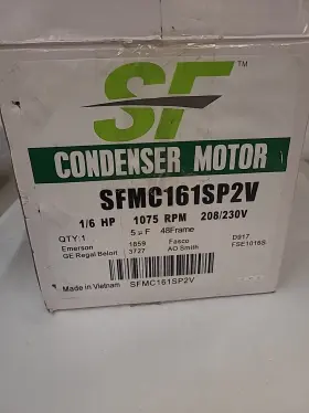 Sfmc161sp2v Trane 1/6hp Motor 1075 Rpm 208/230v Electric
