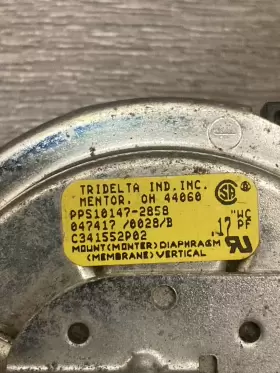 Pps10147-2858 Tridelta Furnace Air Pressure Switch C341552p02 #2