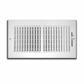 102m Tru Aire 102m/12x04 Truaire 12 Inch X 4 2-way Supply Register Grille Wall Ceiling White