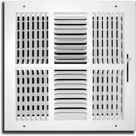 104m-12x12 Truaire 104m 12x12 4-way Supply 12-inch X Sidewall Or Ceiling Grill
