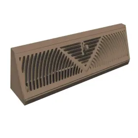 115sb Truaire 15 Inch Steel Brown Baseboard Diffuser Supply