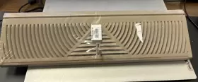118sb Truaire 18 Inch Steel Brown Baseboard Diffuser Supply