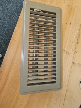 Truaire 150mb/04x10 Floor Registes 4-inch X 10-inch Brown Box Of 10- Used But In Excellent Shape