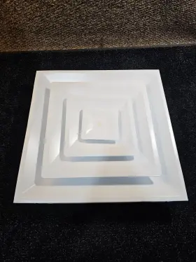 2004cd-06 Truaire 24 Inch T-bar Lay In Cone Step Down Diffuser 6 Collar