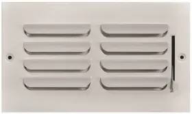 401m-08x08 Truaire 8 Inch X 1-way Fixed Curved Blade Wall/ceiling Register White
