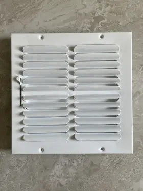 401m-10x10 Truaire 10x10 401m 2-way Curved Blade White Supply Register Grille Wall/ceiling