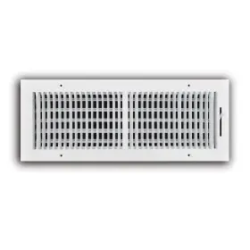 Truaire 711181044638 Air Register 18 Inch X 6 2-way Wall / Ceiling Mount White Powder Coat Steel