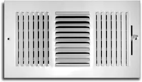 103mt Truaire 803492152093 103m Series 3-way Stamped Steel White 12x6