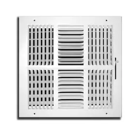 C104m Truaire 803492201944 10x10 Duct Opening Measurements 4-way Supply Sidewall Or Ceiling Regis