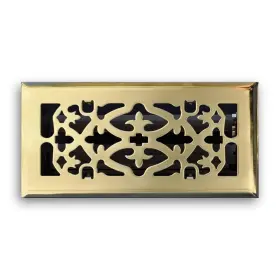 C164-opb Truaire 803492202132 04x10 Duct Opening Measurements Decorative Floor Grille 4-inch By 1