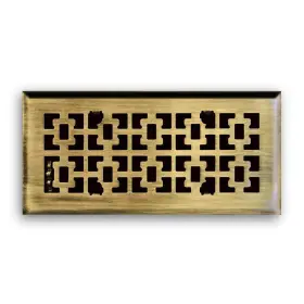C166-vab Truaire 803492202200 04x10 Duct Opening Measurements Decorative Floor Grille 4-inch By 1