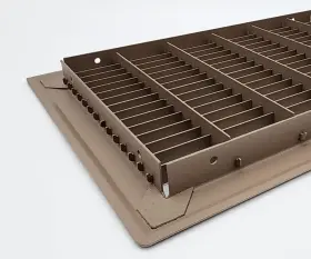 Truaire 803492990268 8 Inch X 12 Heavy Duty Floor Return Air Grille #2
