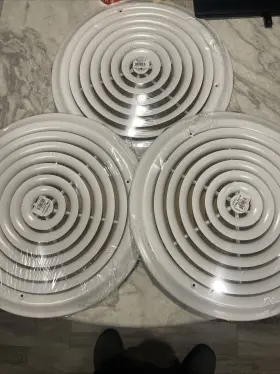 Truaire 803492990831 Lot Of 3 14 Inch Round Air Diffuser