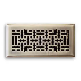 C167-mab Truaire 04x10 Duct Opening Measurements Decorative Floor Grille 4-inch By 1