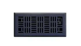 E1405mb04x10 Truaire Decorative 4 Inch X 10 Steel Floor Register Diffuser Vent Matte Black