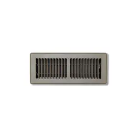 C150mb04x12 True Aire Tru 4 In X 12 W 2-way Powder Coat Brown Steel Floor Register