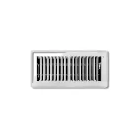 C150mwt04x10 True Aire Tru 4 In X 10 2-way Powder Coat White Steel Floor Register