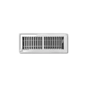 C150mwt04x12 True Aire Tru 4 In X 12 2-way Powder Coat White Steel Floor Register