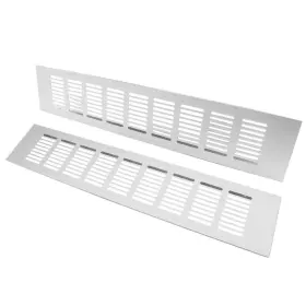 00283si Ttzeze 2pcs Air Vent Heavy Duty Aluminium Alloy Ventilation Grille Rectangle Metal L