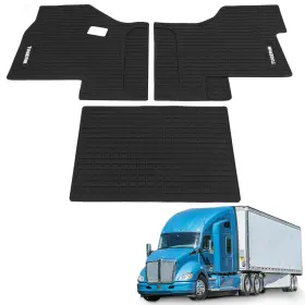 Kent68-001 Tugerir Floor Mats Fit For Kenworth T680 T880 W990s Or Peterbilt 579 567 Trucks Floo