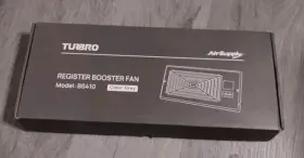 707-as-200-gy Turbro Register Booster Fan Model Bs410 Grey Open Box Missing Remote #2
