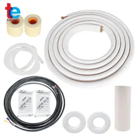 Turitrade Tr55348 3/8 Inch - 5/8 Dia. 25 Feet Install Kit Suitable For Mini Split Heat Pump Systems