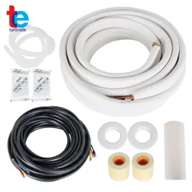 Tr55356 Turitrade 50 Feet 1/4 Inch-3/8 Inch Dia. Install Kit For Mini Split Heat Pump Systems Us