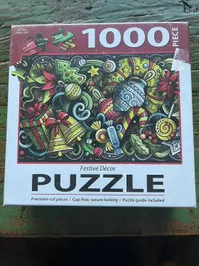 8410532 Turner Licensing Lang Jigsaw Puzzle 1000 Pieces-festive Dcor Multicolor