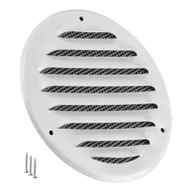 Tur-mr100 Turvent Round 4 Inch Vent Cover For Wall And Ceiling - White Hvac Return Air Grille W