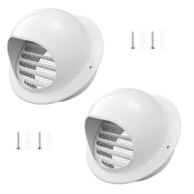 Tvkjhg 721545813701 4 Inch Vent Round Cover Stainless Steel Wall Hole Ventilating