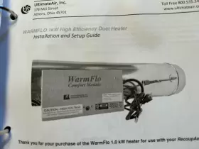 200dx Ultimateair Erv Warm Flo Comfort Module #3
