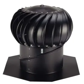 Understand 035358383208 12 Inch Black Aluminum Internally Braced Whirlybird Wind Turbine
