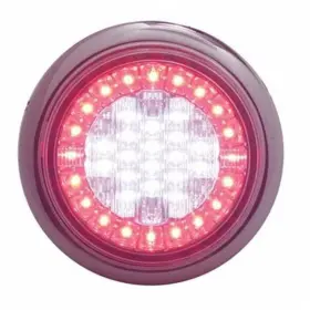 39968b United Pacific Brake/tail/turn Signal Light 38 Led Euro Flange Mount