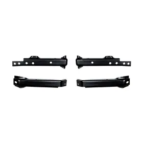 110926 United Pacific 710270062041 Bumper Bracket Hardware Kit Rear 9 Gauge Steel Black Edp For