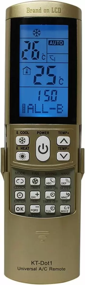 Universal 744759827791 Kt-dot Mini Split Remote #2