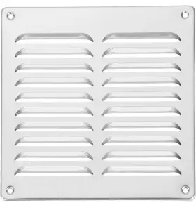 Uxcell 619668382870 8x8 Inch Aluminum Vent Cover Screen Air Grille Ventilation Hvac Silver