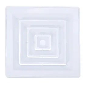 Uxcell 639664280291 Square Air Vent Cover 10 X Inch Plastic Return Grille White
