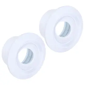 Uxcell 639664328399 4 Inch Round Air Vent Covers 2pcs Ceiling Ball Jet Nozzle Diffuser White