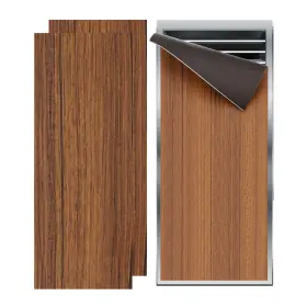 Uxcell 641832425007 14 Inch X5.5 Magnetic Vent Cover 2 Pack Floor Registers Wood Grain Color