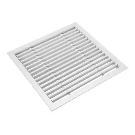 Uxcell 649603448927 12x12 Inch Linear Bar Air Vent Grille Aluminum Cover White