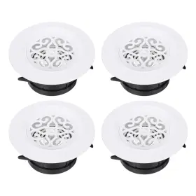 Uxcell 678202446096 6 Inch Round Air Vent Cover 4pcs Abs Adjustable Soffit Vents For Bathroom