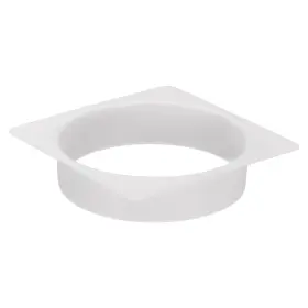 Uxcell 678202756225 8 Inch Duct Connector Flange Abs Plastic Mounting Plate Hose Pipe Adaptor