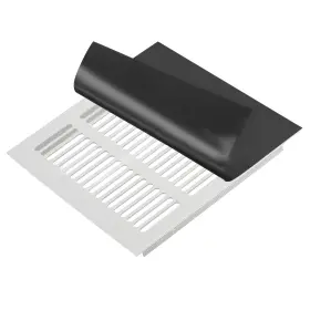 Uxcell 679134859152 9.9 Inch X Magnetic Vent Cover Floor Wall Air Registers Black