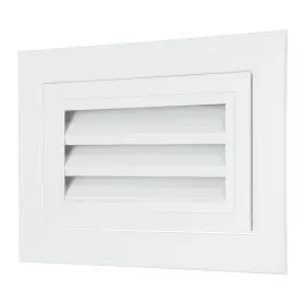 Uxcell 683007988139 6 Inch X 10 Aluminum Gable Vent Grille Louver Air With Screen Mesh White