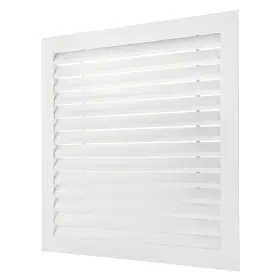 Uxcell 683867372499 20 Inch X Aluminum Return Grille Air Vent Cover Outer Size 21.7 White