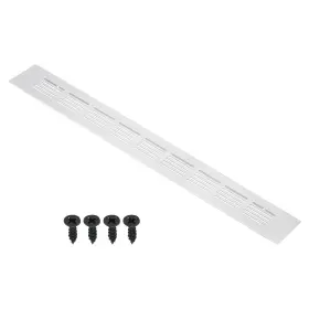 Uxcell 724117545666 16 Inch X2 Air Vent Cover Door Grille Ventilation Louvered For Cabinet Silver