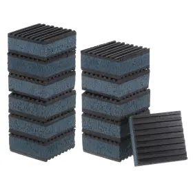 Uxcell 766549628791 12pcs Rubber Anti Vibration Pads 2 Inch X 7/8 With Eva Center