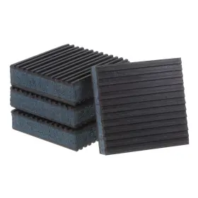 Uxcell 766549628807 4pcs Rubber Anti Vibration Pads 3 Inch X 7/8 With Eva Center