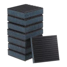 Uxcell 766549628814 8pcs Rubber Anti Vibration Pads 3 Inch X 7/8 With Eva Center