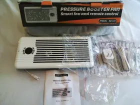 Zy-410 Vajiaza Booster Fan 4 Inch X 10 For Floor Registers Or Ceiling Vents With Remote Timerac &heat